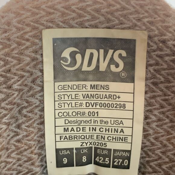 DVS Vanguard+ Men's Black Skateboard Boots Size 9 - Picture 7 of 8